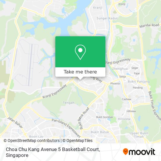 Choa Chu Kang Avenue 5 Basketball Court地图