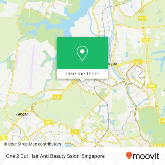 One 2 Cut Hair And Beauty Salon map