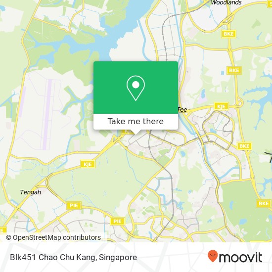 Blk451 Chao Chu Kang map