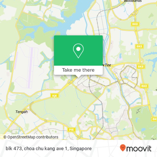 blk 473, choa chu kang ave 1地图