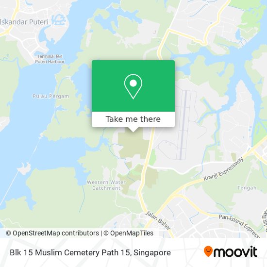 Blk 15 Muslim Cemetery Path 15 map
