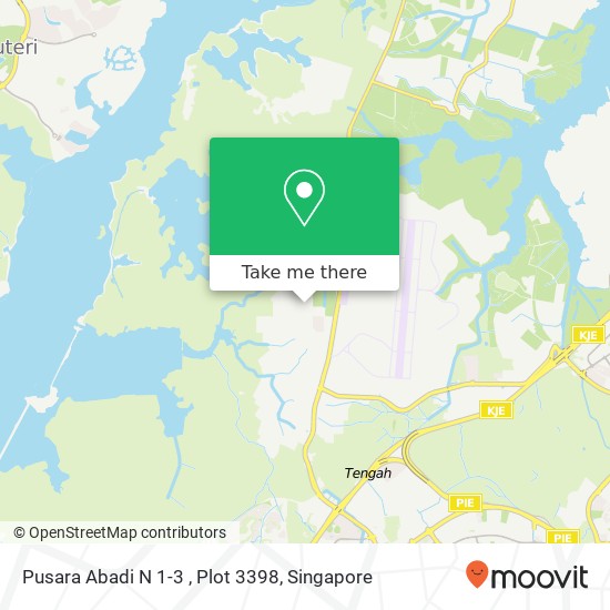 Pusara Abadi N 1-3 , Plot 3398地图