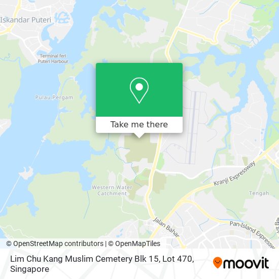 Lim Chu Kang Muslim Cemetery Blk 15, Lot 470 map