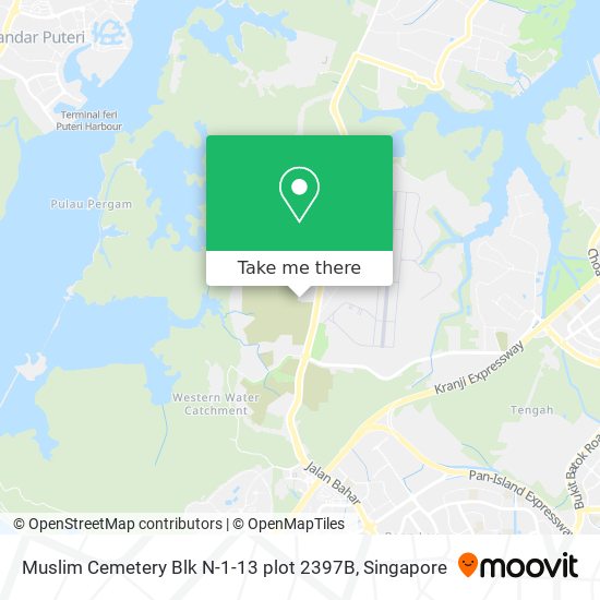 Muslim Cemetery Blk N-1-13 plot 2397B map