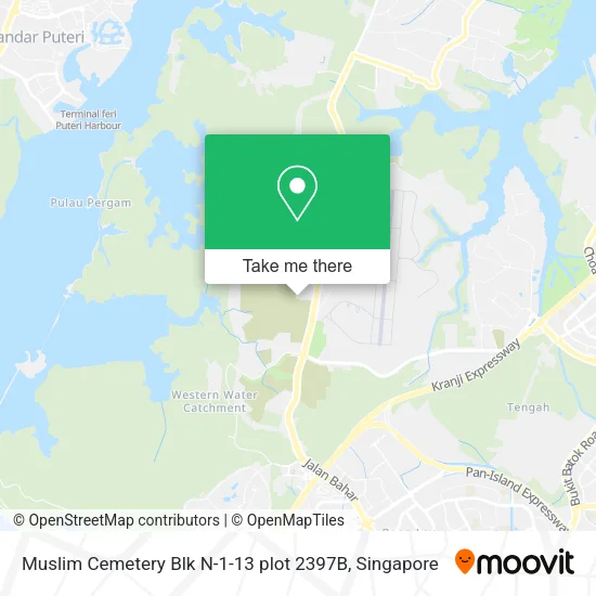 Muslim Cemetery Blk N-1-13 plot 2397B地图