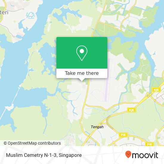 Muslim Cemetry N-1-3 map