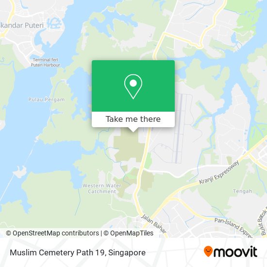 Muslim Cemetery Path 19 map