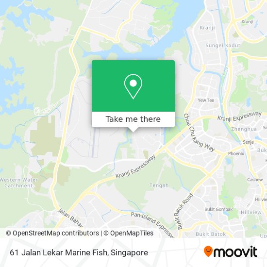 61 Jalan Lekar Marine Fish map
