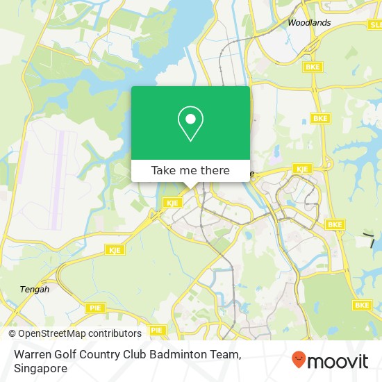Warren Golf Country Club Badminton Team地图