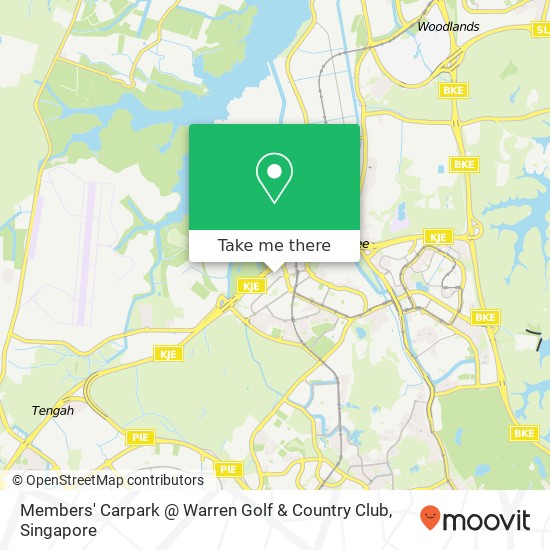 Members' Carpark @ Warren Golf & Country Club map