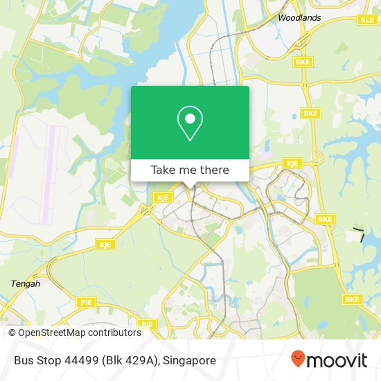 Bus Stop 44499 (Blk 429A) map