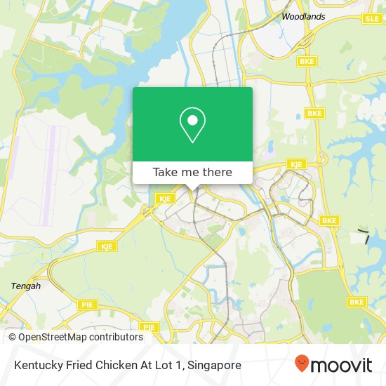 Kentucky Fried Chicken At Lot 1 map