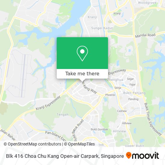 Blk 416 Choa Chu Kang Open-air Carpark map