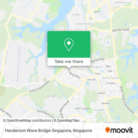 Henderson Wave Bridge Singapore地图