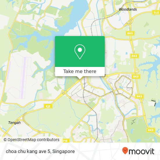 choa chu kang ave 5地图