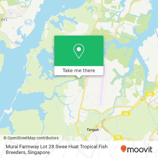 Murai Farmway Lot 28 Swee Huat Tropical Fish Breeders map