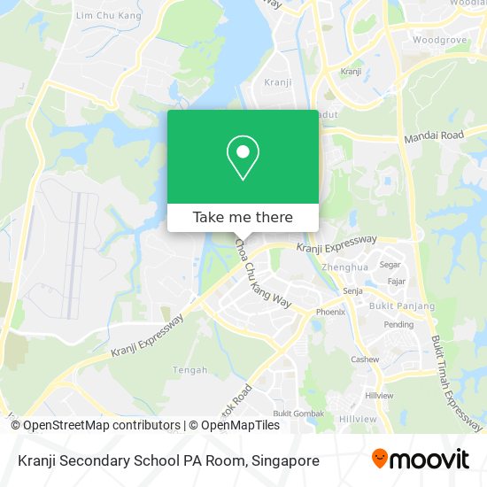 Kranji Secondary School PA Room地图