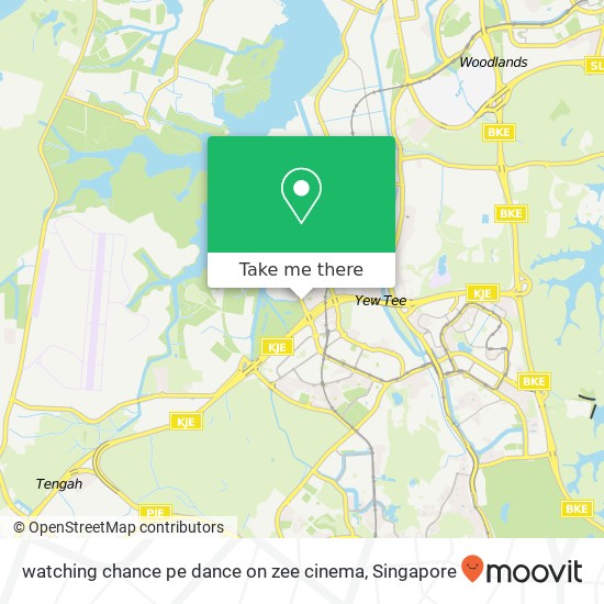 watching chance pe dance on zee cinema map