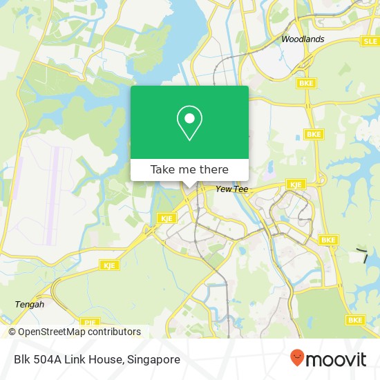 Blk 504A Link House map