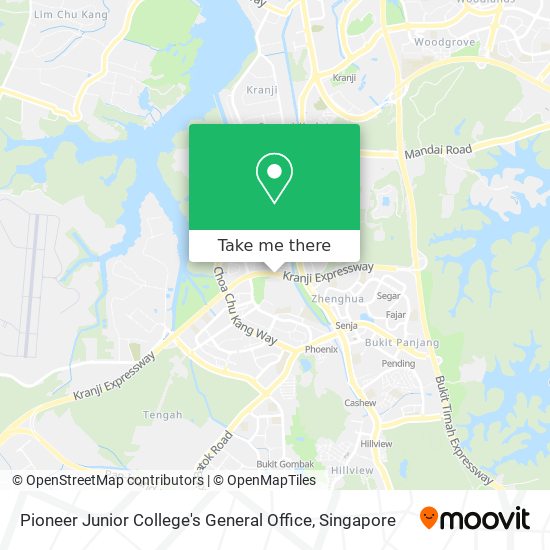 Pioneer Junior College's General Office map