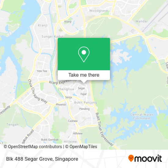 Blk 488 Segar Grove map