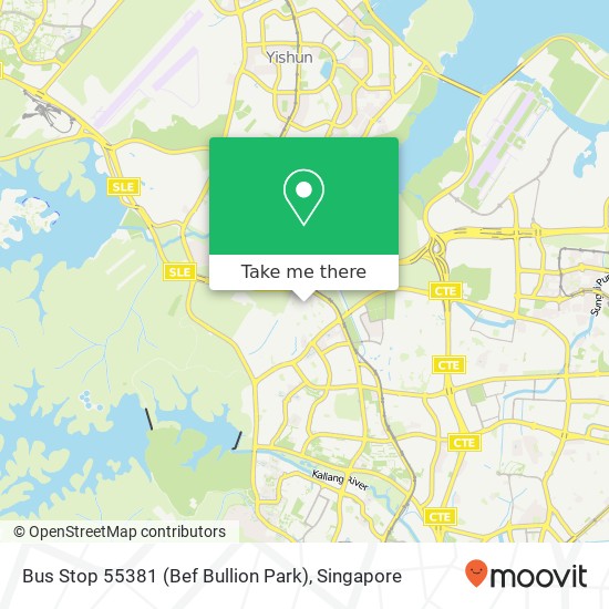 Bus Stop 55381 (Bef Bullion Park) map