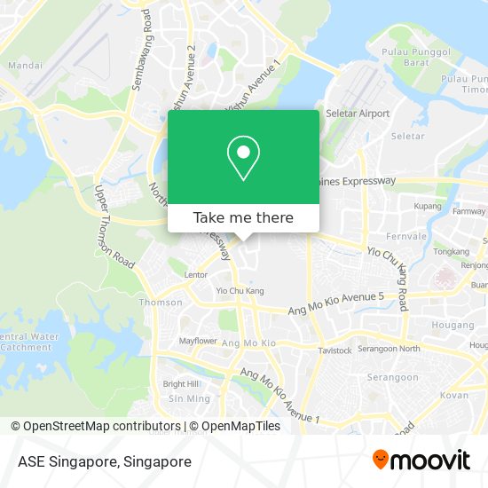 ASE Singapore map