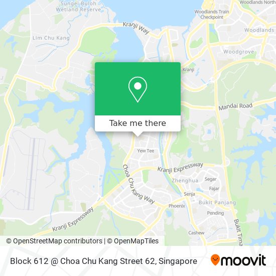 Block 612 @ Choa Chu Kang Street 62 map