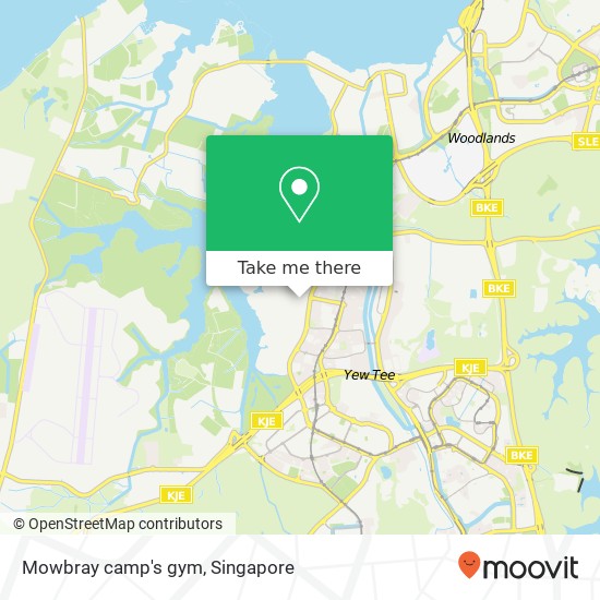 Mowbray camp's gym map