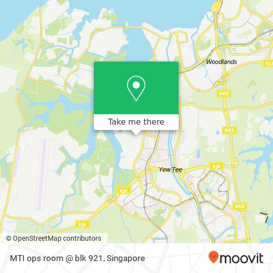 MTI ops room @ blk 921 map