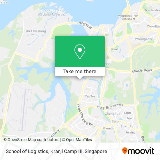 School of Logistics, Kranji Camp III map