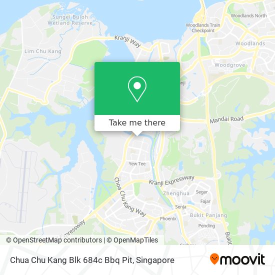 Chua Chu Kang Blk 684c Bbq Pit地图