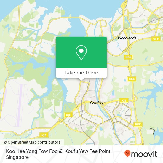 Koo Kee Yong Tow Foo @ Koufu Yew Tee Point地图