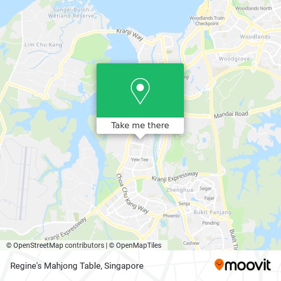 Regine's Mahjong Table map