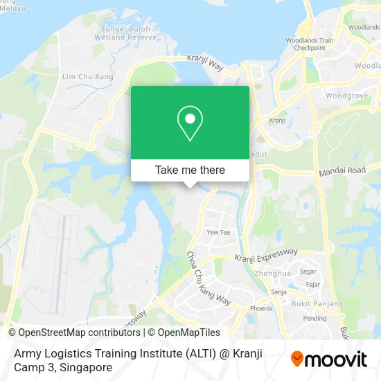 Army Logistics Training Institute (ALTI) @ Kranji Camp 3地图
