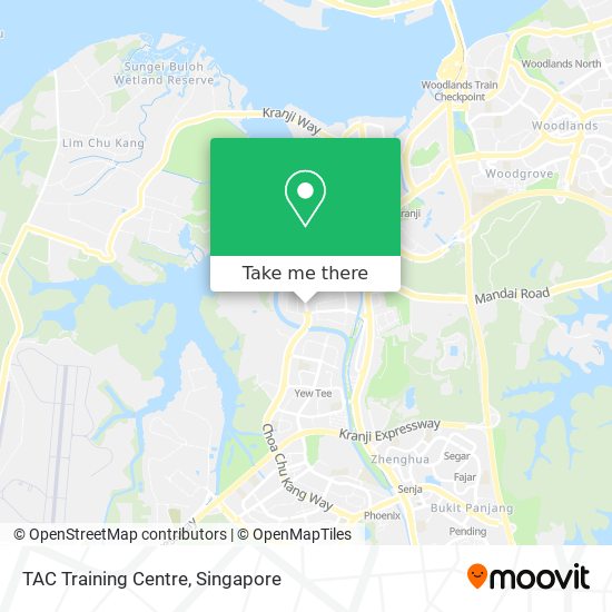TAC Training Centre map