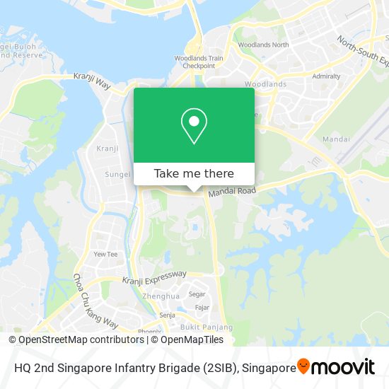 HQ 2nd Singapore Infantry Brigade (2SIB) map