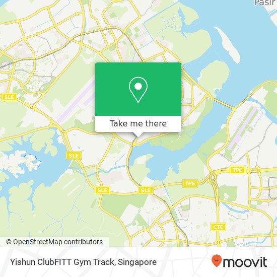 Yishun ClubFITT Gym Track map