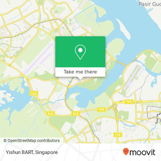 Yishun BART map