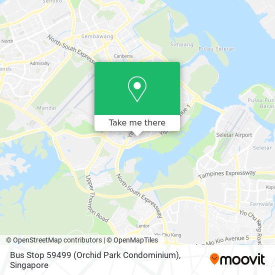 Bus Stop 59499 (Orchid Park Condominium) map