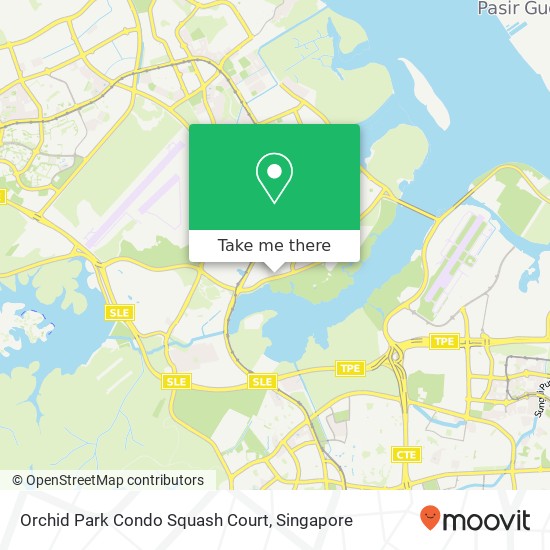 Orchid Park Condo Squash Court map