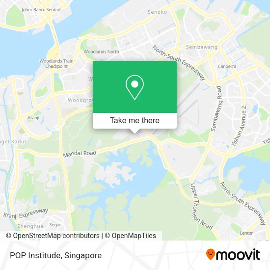POP Institude map