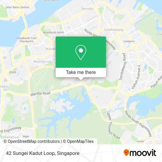 42 Sungei Kadut Loop map