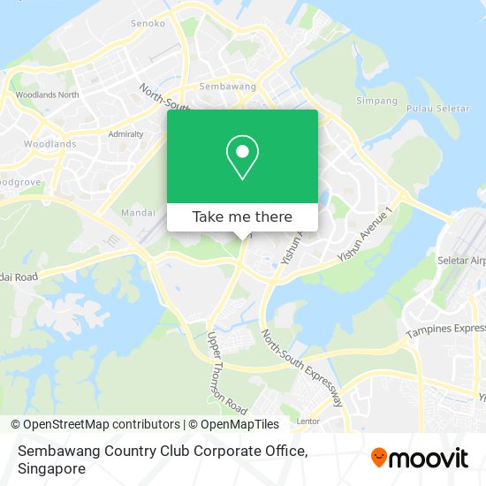 Sembawang Country Club Corporate Office map