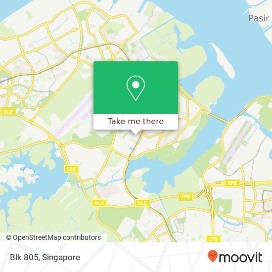 Blk 805 map