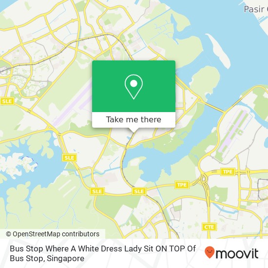 Bus Stop Where A White Dress Lady Sit ON TOP Of Bus Stop map