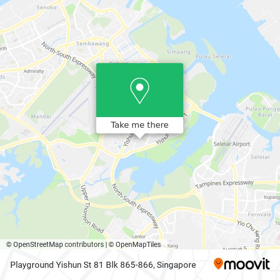 Playground Yishun St 81 Blk 865-866 map