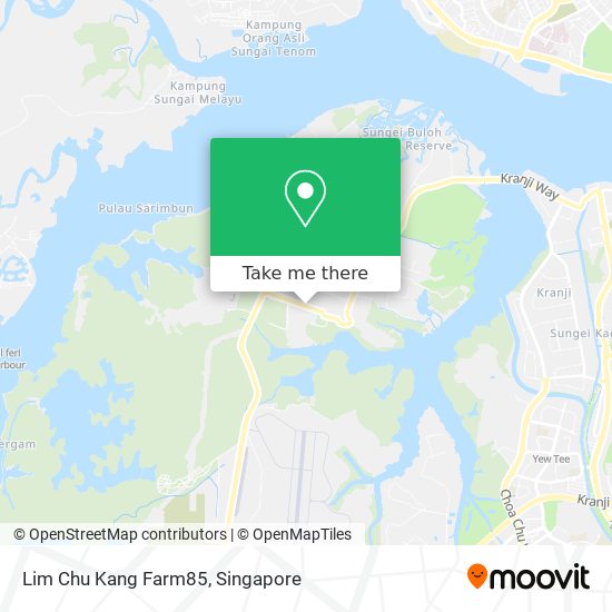 Lim Chu Kang Farm85 map