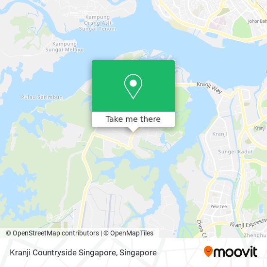 Kranji Countryside Singapore map