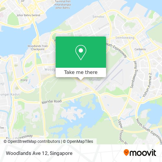 Woodlands Ave 12 map